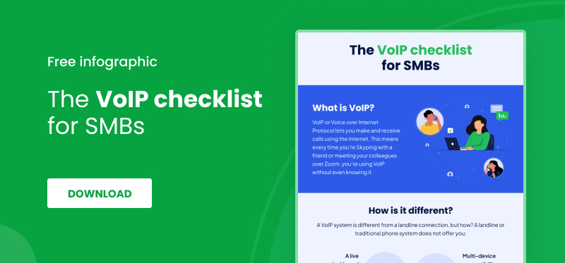 The-voip-checklist-for-smbs Still unsure about VoIP? This infographic will convince you otherwise