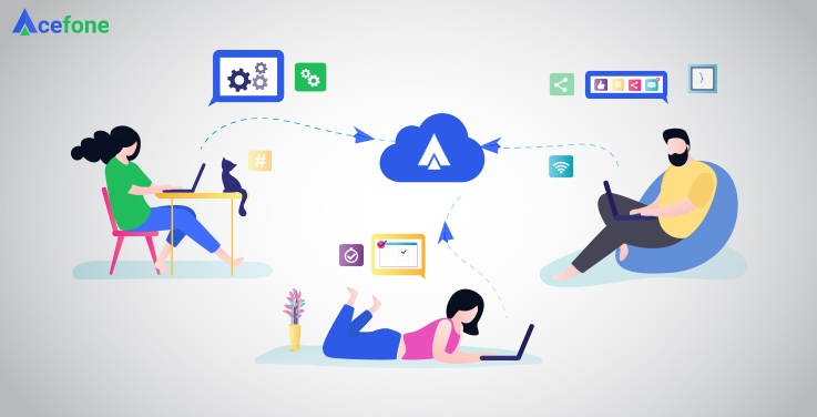 manage a new remote workforce using cloud