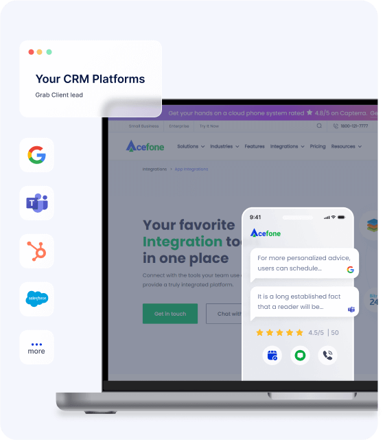 tailor every conversation with crms and apis